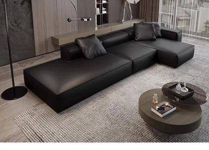 Nordic Minimalist Living Room Sofas Leather Sex Recliner Designer Lounge Sofas Garden Relaxing Designer Divano Salon Furniture