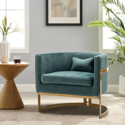 [Discounted Price, Hot Sale!]Velvet Accent Chair, Modern Upholstered Arm Chair for Living Room Bedroom Sofa Side Chair Velvet Ba