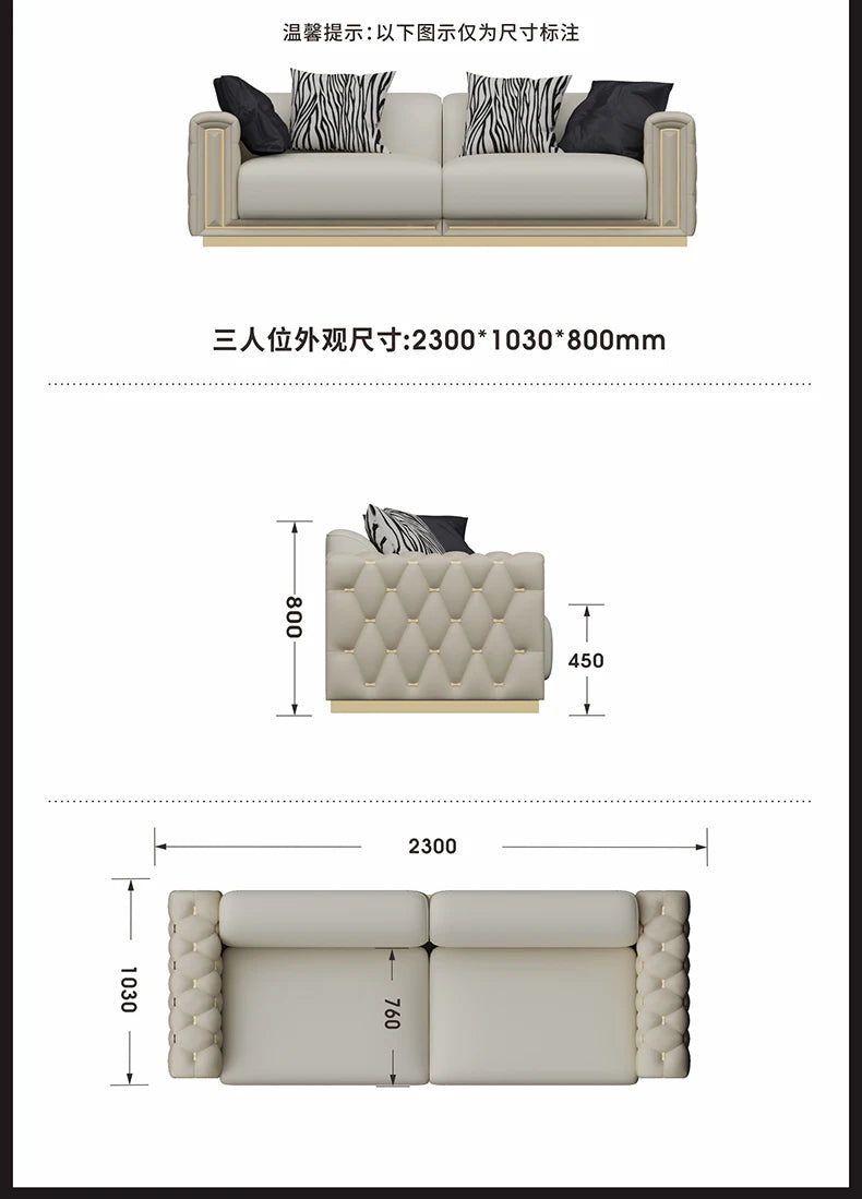 Classic Lounge Kids Sofa Floor Adults Armrest Comfortable Cushion Sofa Romantic Luxury Divani Da Soggiorno Home Furniture
