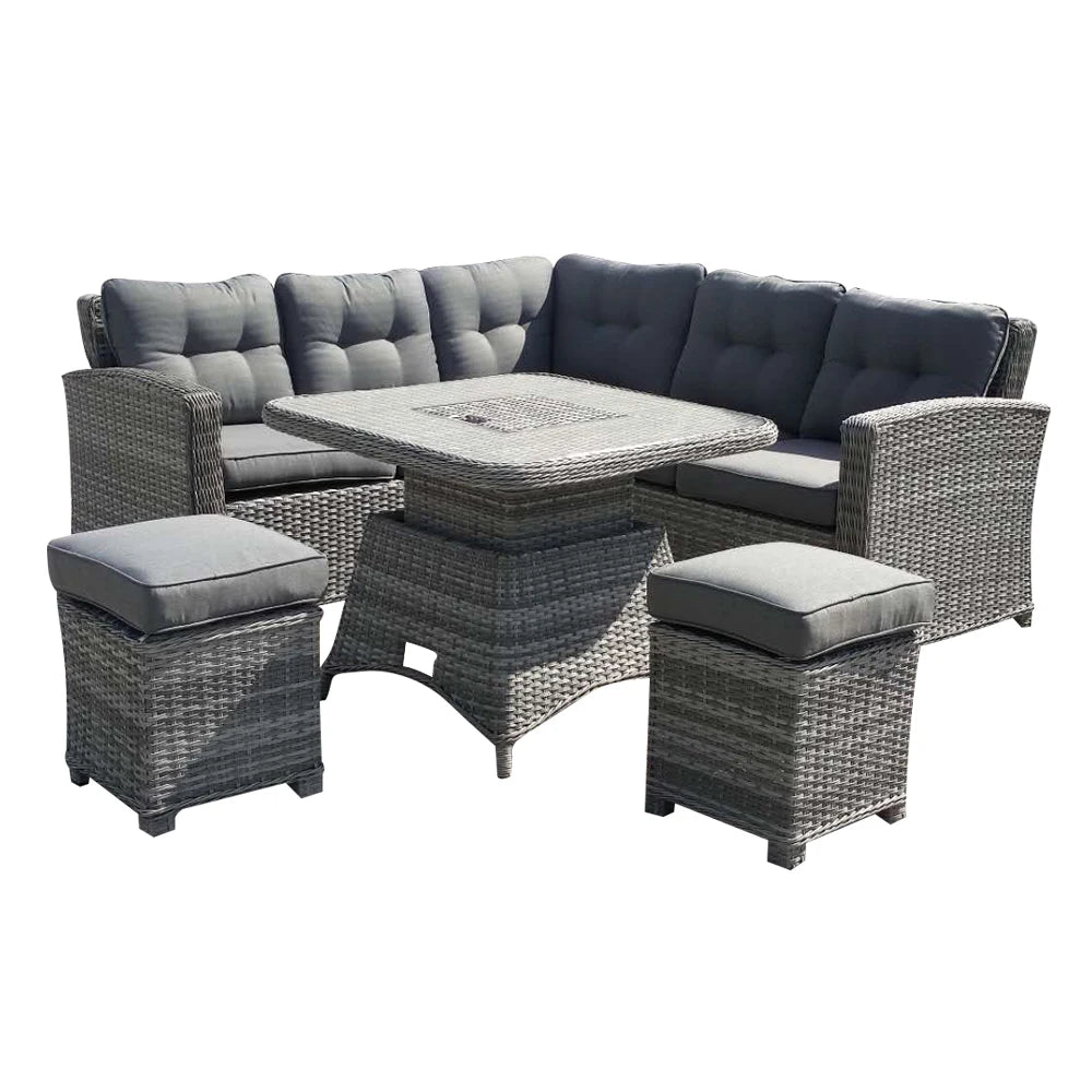 Set Patio Furniture Outdoor Rattan Corner Sofa Set Rattan Couch Garden Sofa Wicker Outdoor Furniture Sets