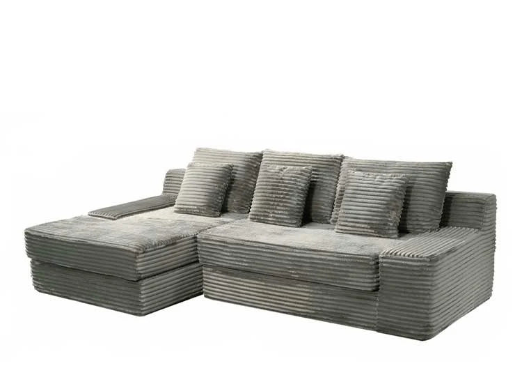 Modern Luxury Foldable Compressed Sofa Bed Convertible Modular Portfolio For Living Room Villa School Application