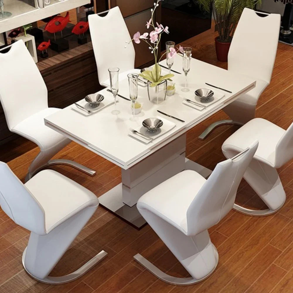 Set Of 2 Luxury Dining Chairs Modern Comfortable Living Room Designer Dining Chairs Aesthetic Beauty Chaise Home Furniture