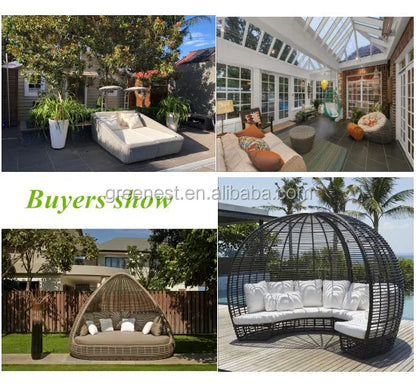 Waterproof Outdoor Rattan Wicker Single Sofa Chair