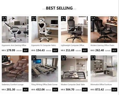 Arm Nordic Luxury Office Chairs Modern Ergonomic Desk Gaming Computer High Back Office Chairs & Sofas Furniture Cadeira Fyoc New