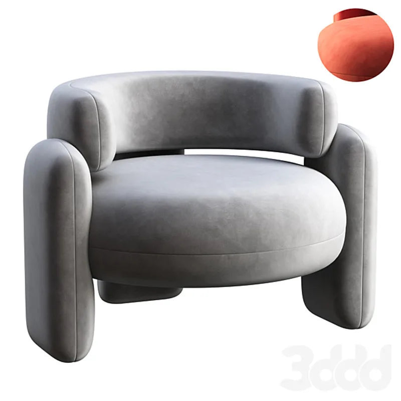 Nordic Minimalist Single Sofa Chair Modern Fashion Living Room Bedroom Leisure Chair Designer Creative Special-shaped Lazy Chair