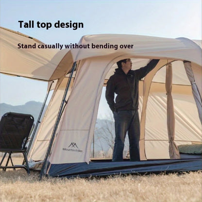 Mountainhiker Tent outdoor camping overnight two-bedroom portable thickened field awning camping equipment family gathering