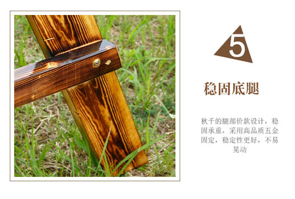 Advanced Wooden Patio Swings Balcony Villa Courtyard Fashion Patio Swings Hotel Simplicity Outdoor Furniture Columpiar Lsqq