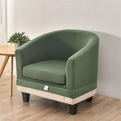 Elastic Spandex Tub Chair Cover Stretch Armchair Cover Club Sofa Slipcover for Living Room Couch Covers with Seat Cushion Covers
