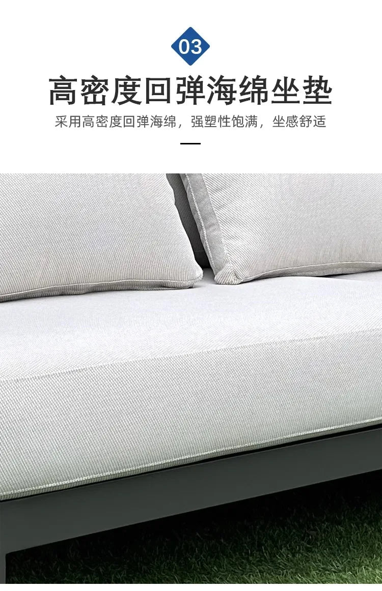 Advanced Luxury Outdoor Sofas Simplicity Creative New Style Garden Sofas Villa Party Accent Furniture Arredo Giardino Lshysf