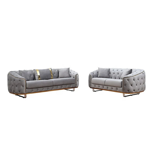 Best Manufacturer Nordic New Design Style Trend Couches Set Luxury Chesterfield Fabric Reclining Home Furniture Living Room Sofa