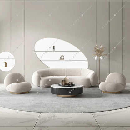 Curved Sofas, Couches and Sectional Sofas Living Room Furniture Living Room Sofa