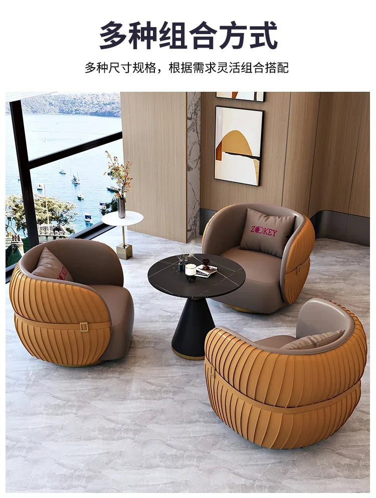 Simple Backrest Chairs for Conference Room Drawers Modern Wooden Luxury Nordic Salon Designer Lounge Back Office Furniture