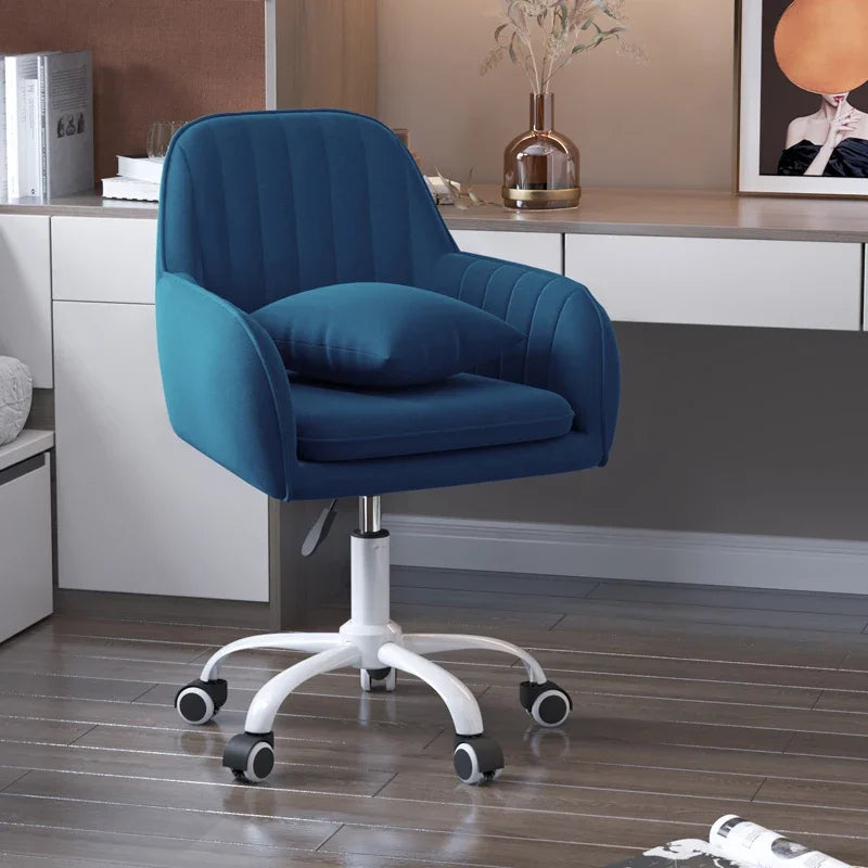 Modern Lift Swivel Office Chairs Study Room Chair Home Backrest Leisure Makeup Chair Bedroom Comfortable Computer Gaming Chair