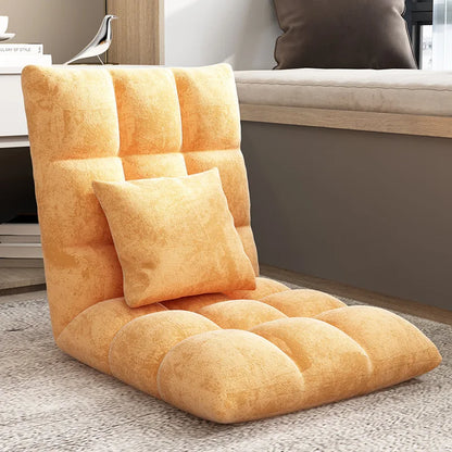 Lazy sofa single tatami bedroom balcony dormitory small sofa bed back chair folding cute floor chair