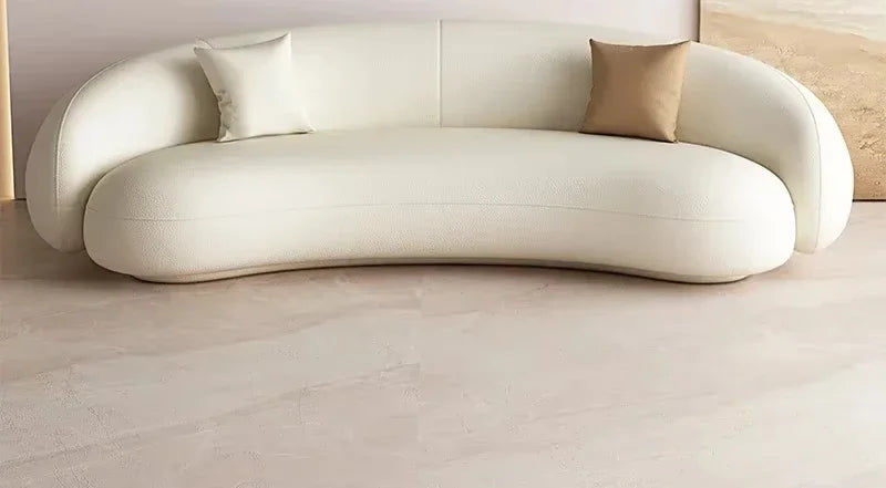 Minimalist Nordic Living Room Sofas Leather Recliner Designer Modern Sofas Luxury Lounge Balcony Cheap Divano Home Furniture