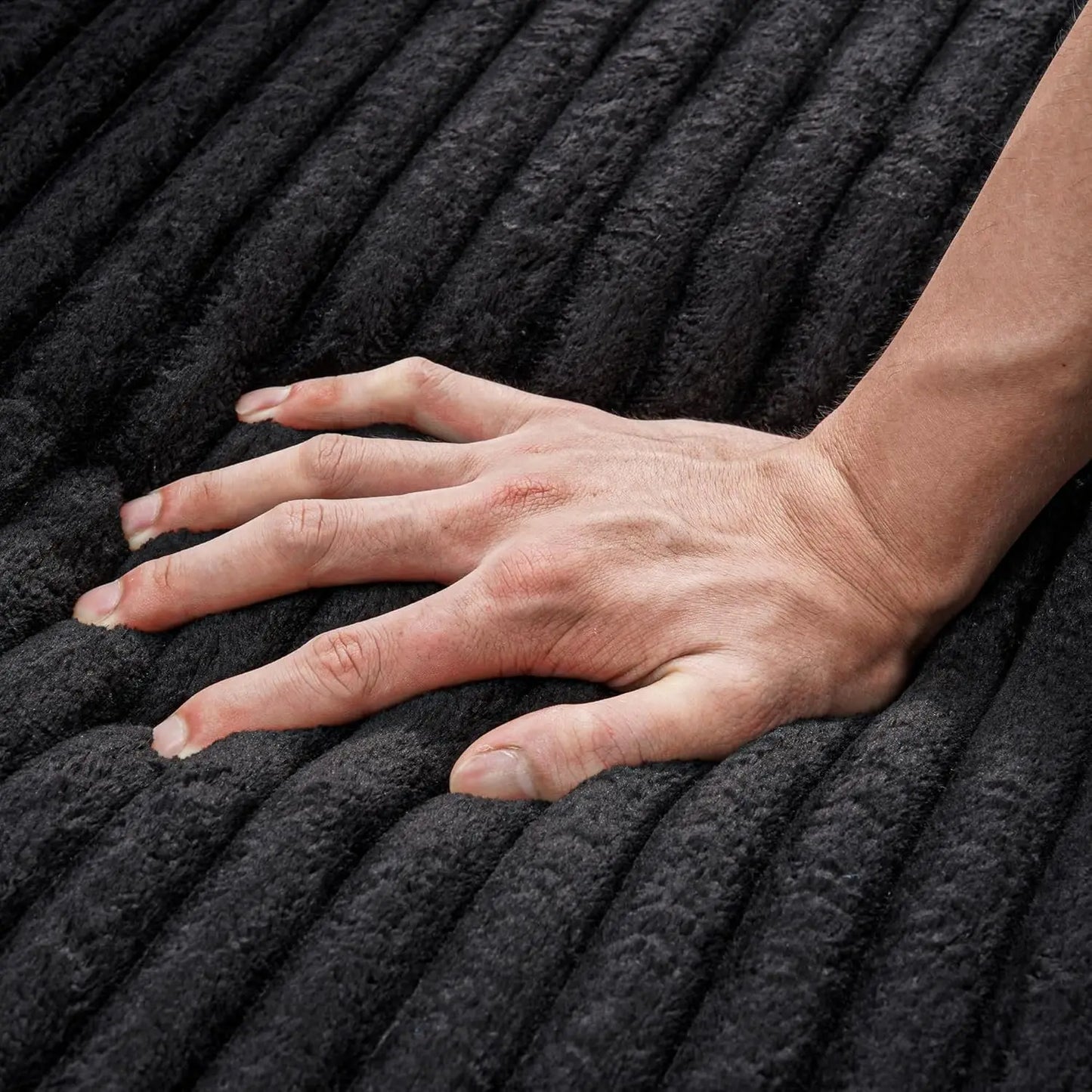 105.9” Modular Sectional Sofa with Chaise, L-Shape Corduroy Cloud Couch with Pillows, Modern Boneless Sofa for Living Room Apart
