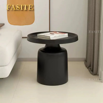 Nordic creative wrought iron coffee table combination small apartment living room modern simple household round