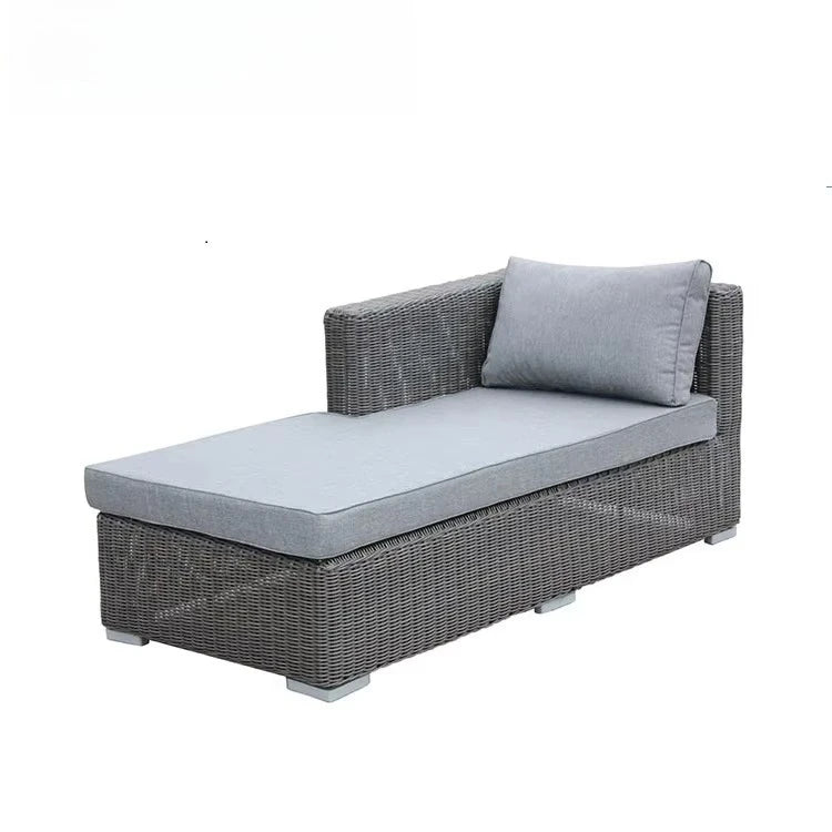 Aluminum Chair Outdoor Furniture Rattan Corner Sofa Luxury Outdoor Garden Aluminum Garden Sofas Hotels Parks