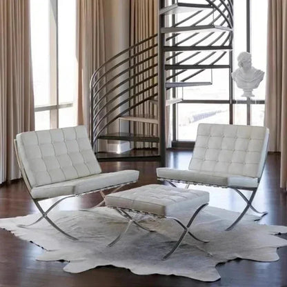 Designer Basarona Single Sofa Chair Balcony Business Guest Negotiation Reception Office Living Room Bedroom Leisure Furniture HY