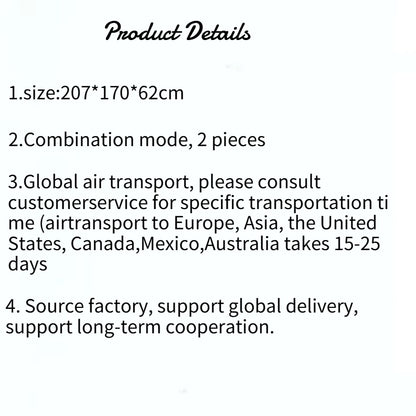 Vacuum Compression Sofa, Sofa Block Combination Fabric Sofa, Living Room Sofa Bed, 2 Pieces of The Same Color Sofa