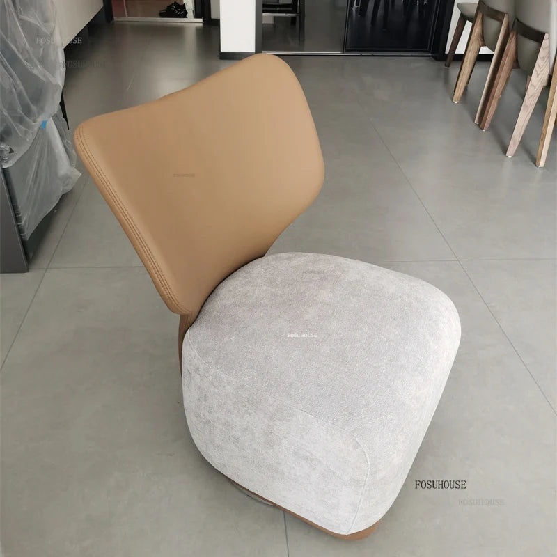 Modern Designer Leisure Living Room Chair Balcony Back Chair Living Room Furniture Nordic Luxury Small Apartment Lazy Sofa Chair
