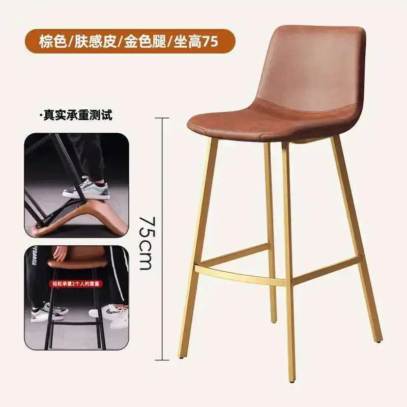 Luxury Office Bar Chair, Scratch resistant Outdoor European Bar Chair, Living Room Design, Taburetes Altos Cocina Home Furniture
