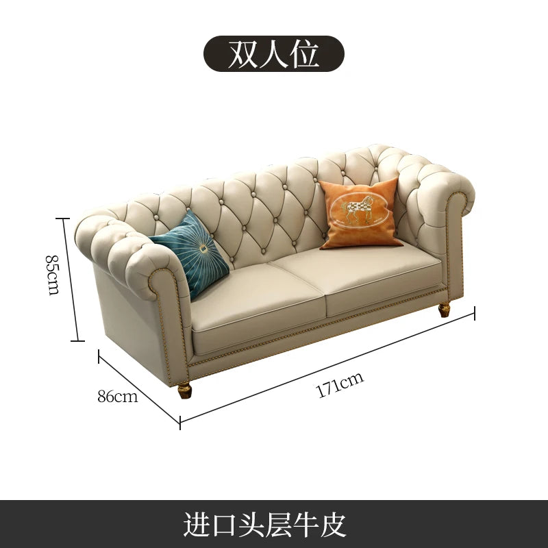 Nordic Modern Leather Sofas Luxury Sectional Single Loveseat Lounge Couch 3 Piece Designer Divano Soggiorno Furniture Home