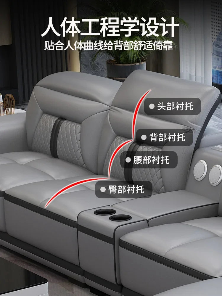 Luxury Wood Nordic Living Room Sofas Cozy Relaxing Recliner Armchair Sofas Floor Daybed Massage Woonkamer Banken Home Furniture