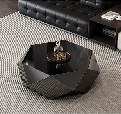 Minimalist diamond coffee table high-end small apartment hotel KTV special-shaped light luxury coffee table