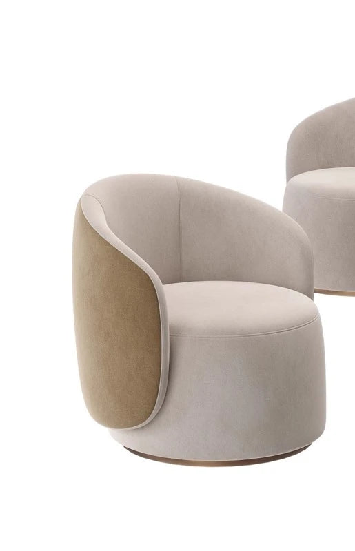 Italian minimalist light luxury leather sofa chair living room home high-end horse fur backrest leisure chair stainless steel