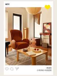 Sofa chair Nordic style home leisure chair lazy bedroom recliner simple atmosphere