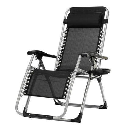 Infinity Zero Gravity Chair with Pad, Patio Chairs with Pillow and Utility Tray Adjustable Folding Recliner for Deck,Patio,Beach