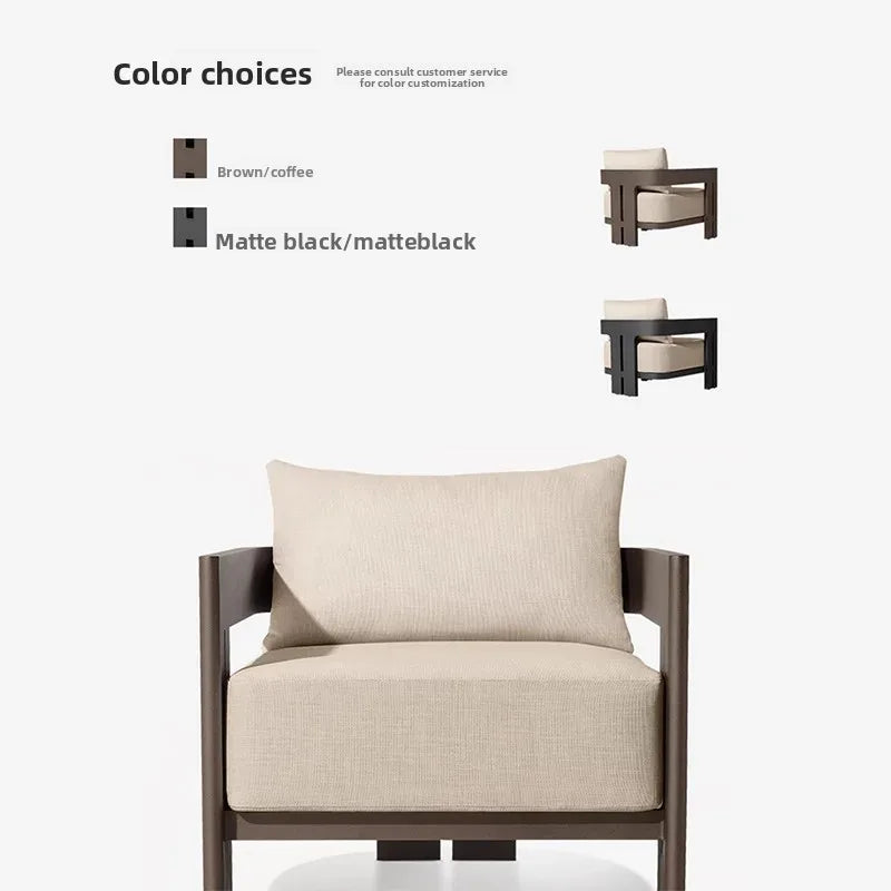 Courtyard Sofa, Outdoor Relaxation, Outdoor Lounge Chair, Villa Garden Table, High-end Furniture Set, Garden Furniture