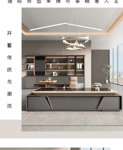 Lift luxury boss table Minimalist Modern Leadership Office Furniture Manager computer desks escritorios de computadora furniture