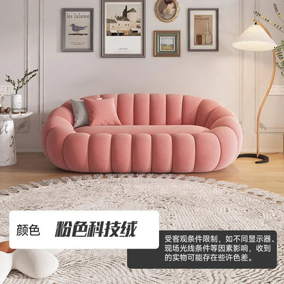 Cloud Sofa Plush Pumpkin Sofa Combination Soft And Comfortable Modern Living Room Sofa Suite Apartment Home Decoration Furniture