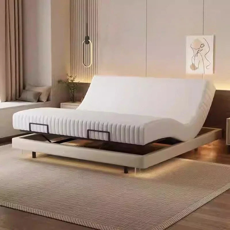 Smart Luxury Bed Modern Sofa Design Bedroom Platform Sleeping Massage Bed Platform Safe Letto Matrimoniale Office Furniture