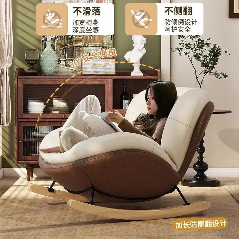 Lazy sofa single nest rocking small chair