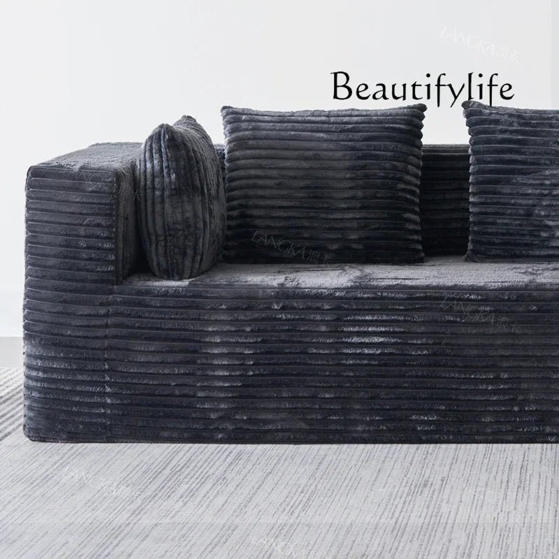 AR Home Furniture Living Room Fabric Compressed Sofa Lounge Daybed L Shape Bedroom Sofa Bed Couch Recliner Divano Da Soggiorno