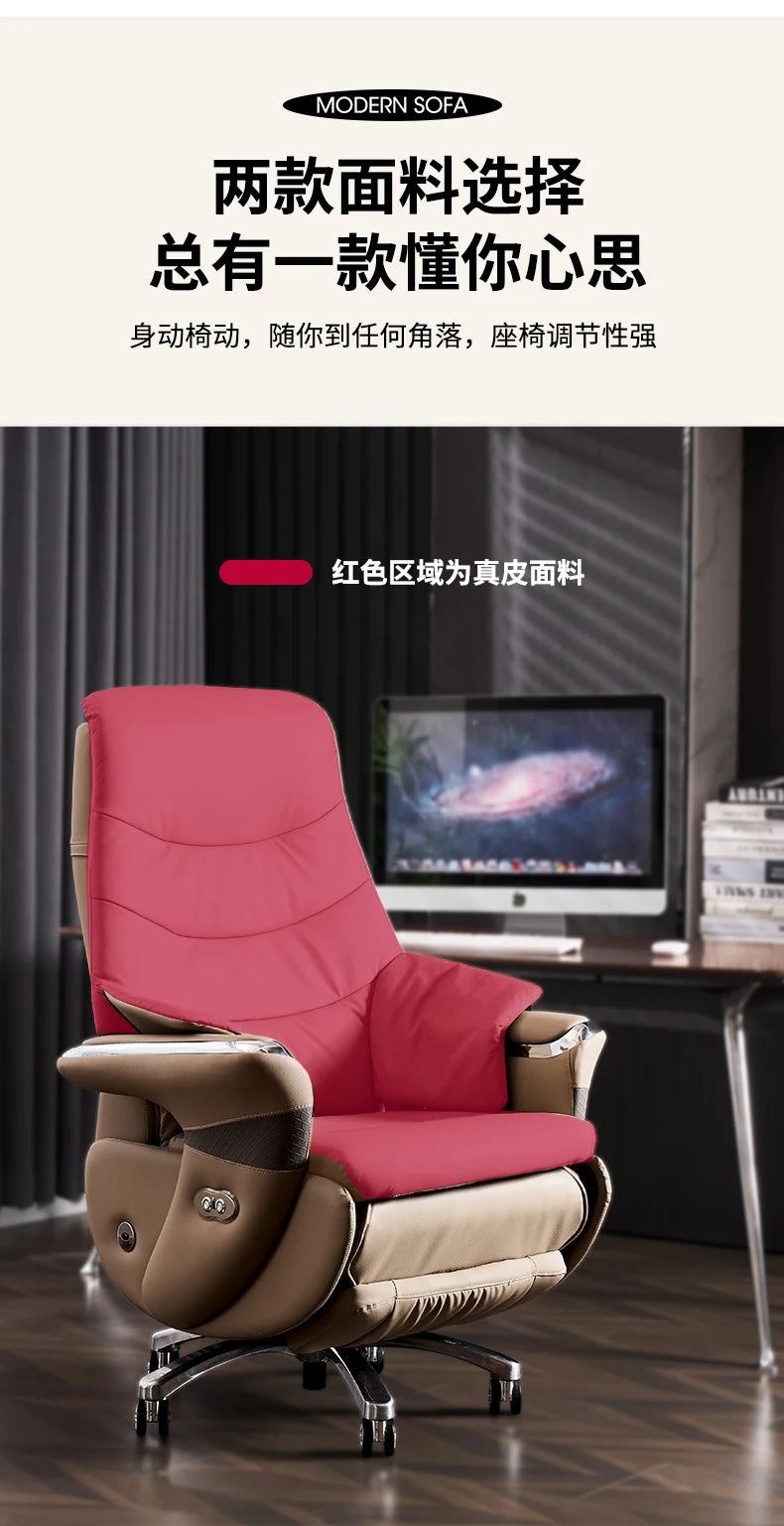 Home Office Desk Chair for Vanity Reclining Armchair Furniture Height Adjustable Chair on Wheels Chaise Bureau De Travail Magalu