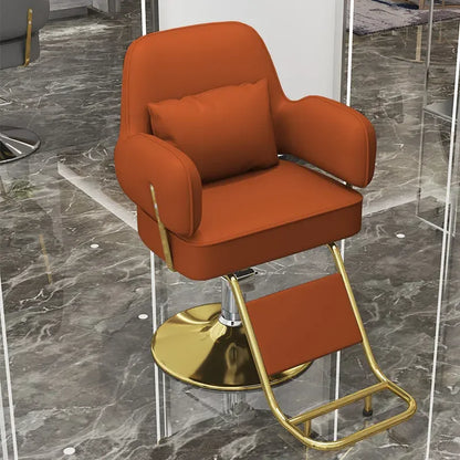 Light Luxury Barber Chairs Hair Salon Special Liftable Barber Chair European Simple Salon Furniture Hairdressing Salon Chairs Y