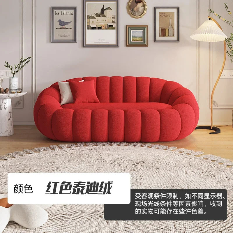 Cloud Sofa Plush Pumpkin Sofa Combination Soft And Comfortable Modern Living Room Sofa Suite Apartment Home Decoration Furniture