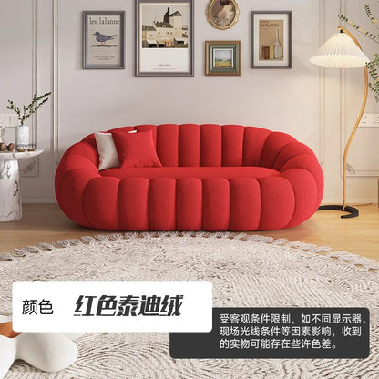 Cloud Sofa Plush Pumpkin Sofa Combination Soft And Comfortable Modern Living Room Sofa Suite Apartment Home Decoration Furniture