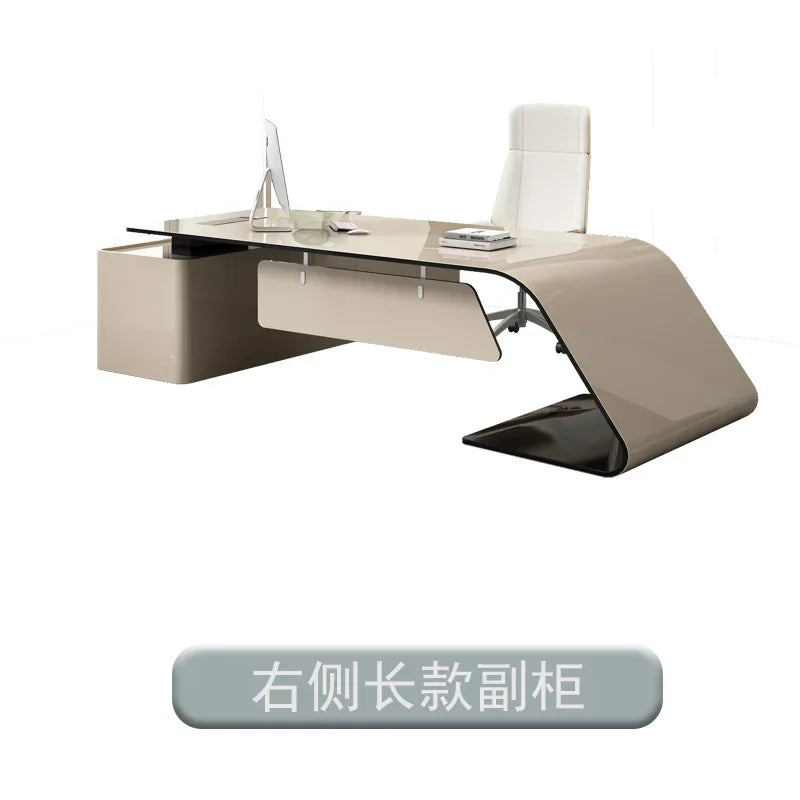 Luxury European Office Desk Wooden Study Computer Gaming Standing Office Desk Bedroom Conference Design Ufficio Home Furniture
