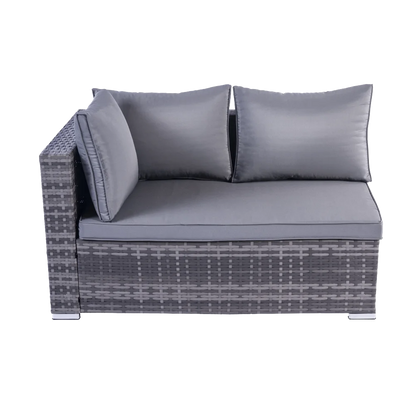 Sailing luxury outdoor rattan sofa outdoor waterproof garden corner sofa fashion wicker garden furniture