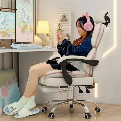 Comfortable Footrest Office Chair Gamer Bed Pc Room Game Relaxation Armchair Chaise Design Home Furniture Cadeira Swivel Meeting