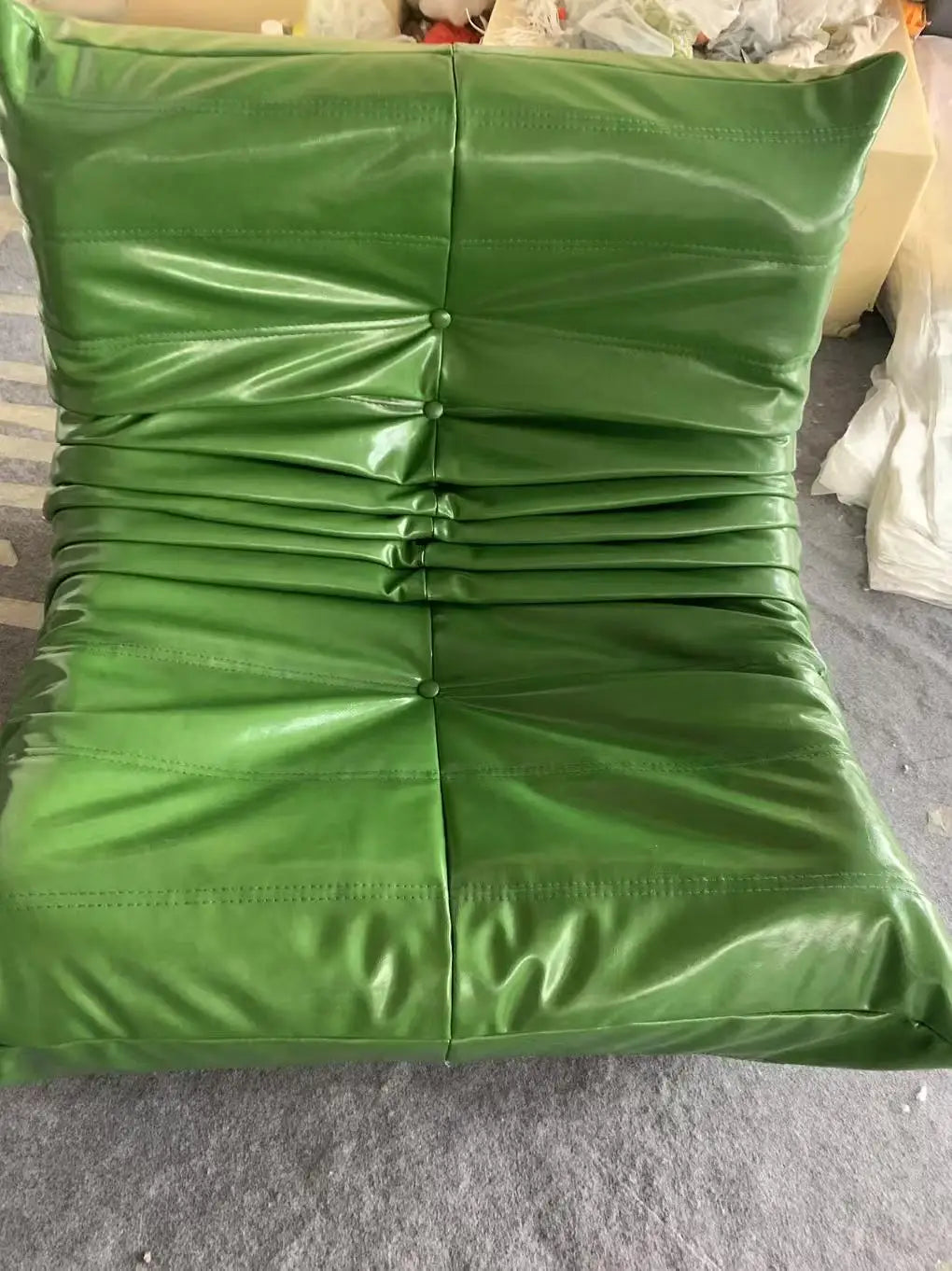 Oil wax caterpillar sofa, fashionable, high-end and atmospheric, luxurious decoration for living room, bedroom, hotel