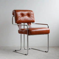 Pre-owned Office Chair, Stainless Steel Dining Chair, Bauhaus Vintage Negotiation, Casual Desk, Designer Single Chair