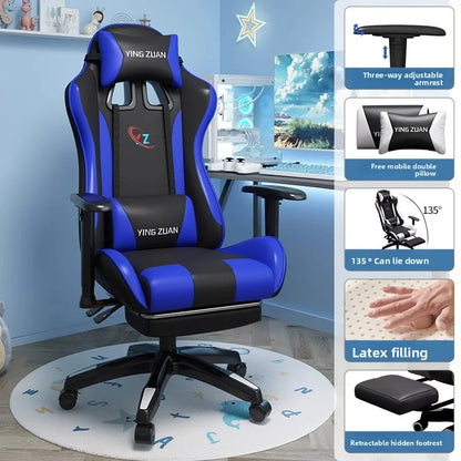 Gaming chair Computer chair Recumbable seat Sedentary ergonomic chair