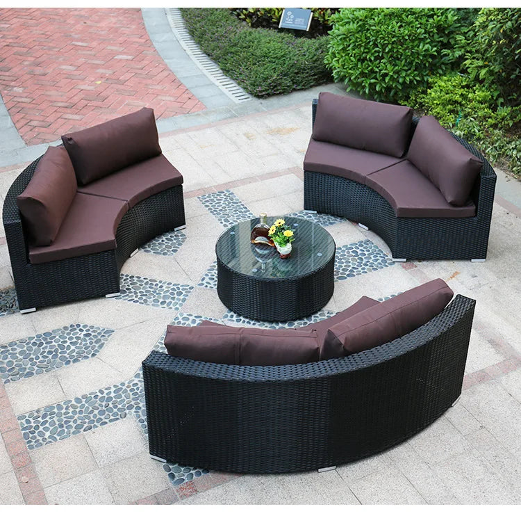 2022 Cheapest Garden Sofas Rattan Outdoor Furniture