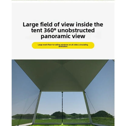 Large Outdoor Tent Canopy Sunshade Screen Gazebo Portable Mosquito Proof Camping Shelter